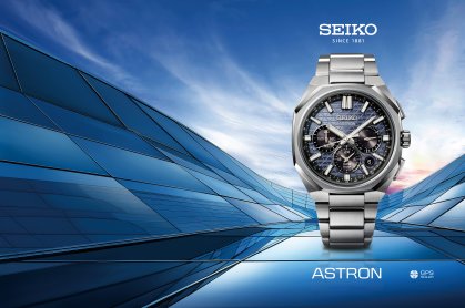 SEIKO ASTRON  - Break Through to a New Future. <BR> Seiko Astron GPS Solar  